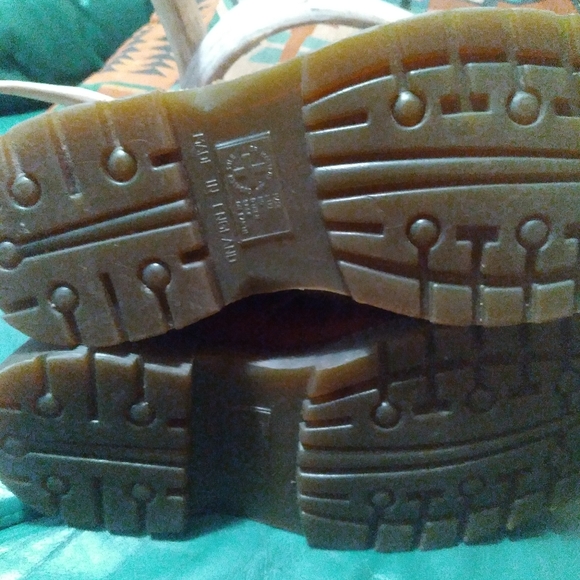 🀄️ Vintage Dr. Martens  Peanut Leather  9764 Oxfords UniSex EUC - Picture 7 of 16